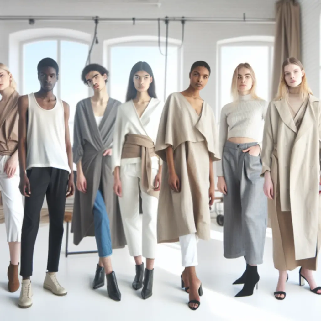 Polscy modele w nowoczesnych stylizacjach w minimalistycznej przestrzeni