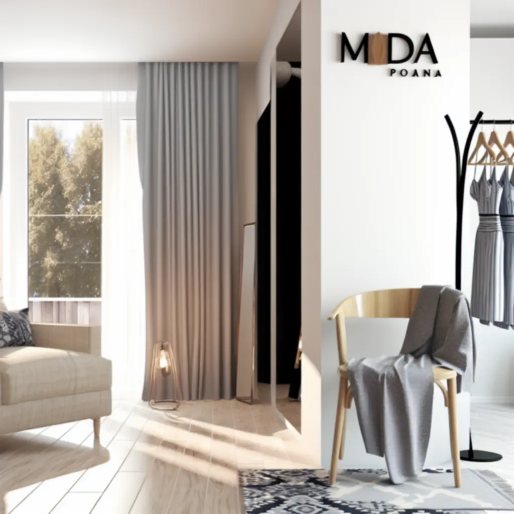 Spójnie zaaranżowane wnętrze lifestyle z produktami Moda Poland gotowymi do kupienia w jednym zestawie